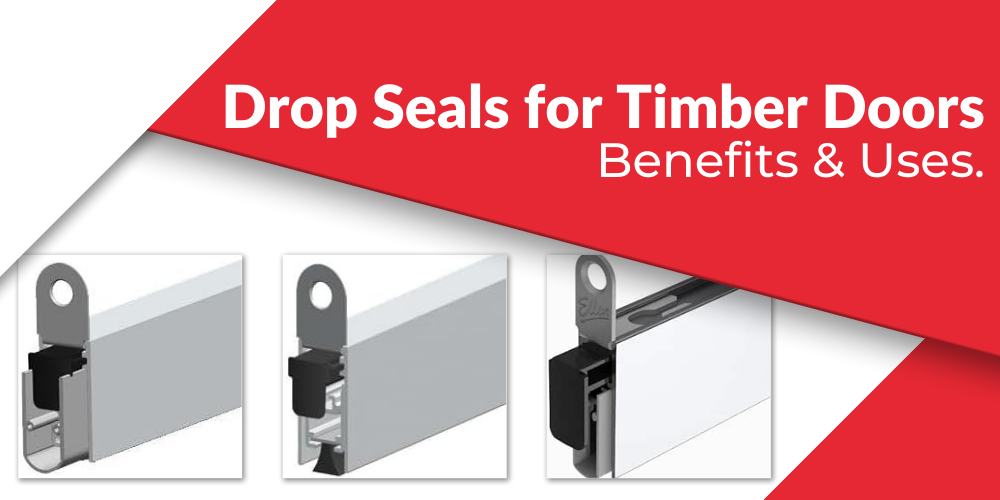 Drop seals for timber doors