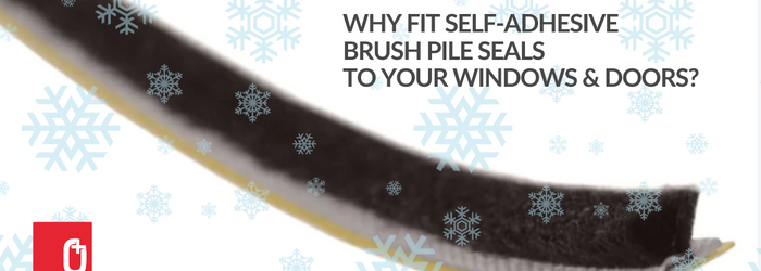 self adhesive brush pile