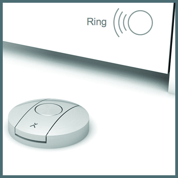 Exceptor Door Blocking System, Floor Mounted Door Guard, Inward Opening Door