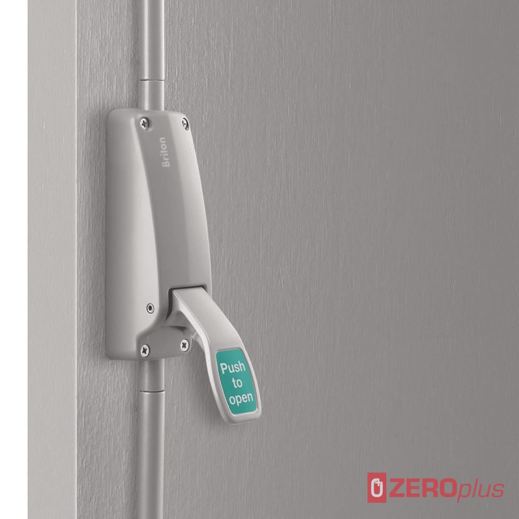 Briton Push Pad Operated Vertical Bolt - 372M.p Metal Doors