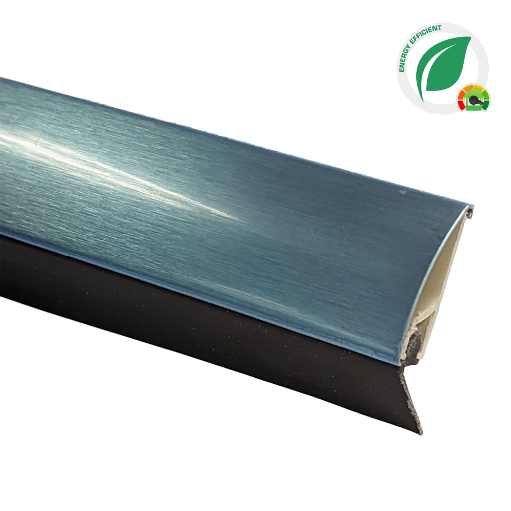 Ellen Inox Stainless Steel Sweep Door Seal Climate 1000Mm