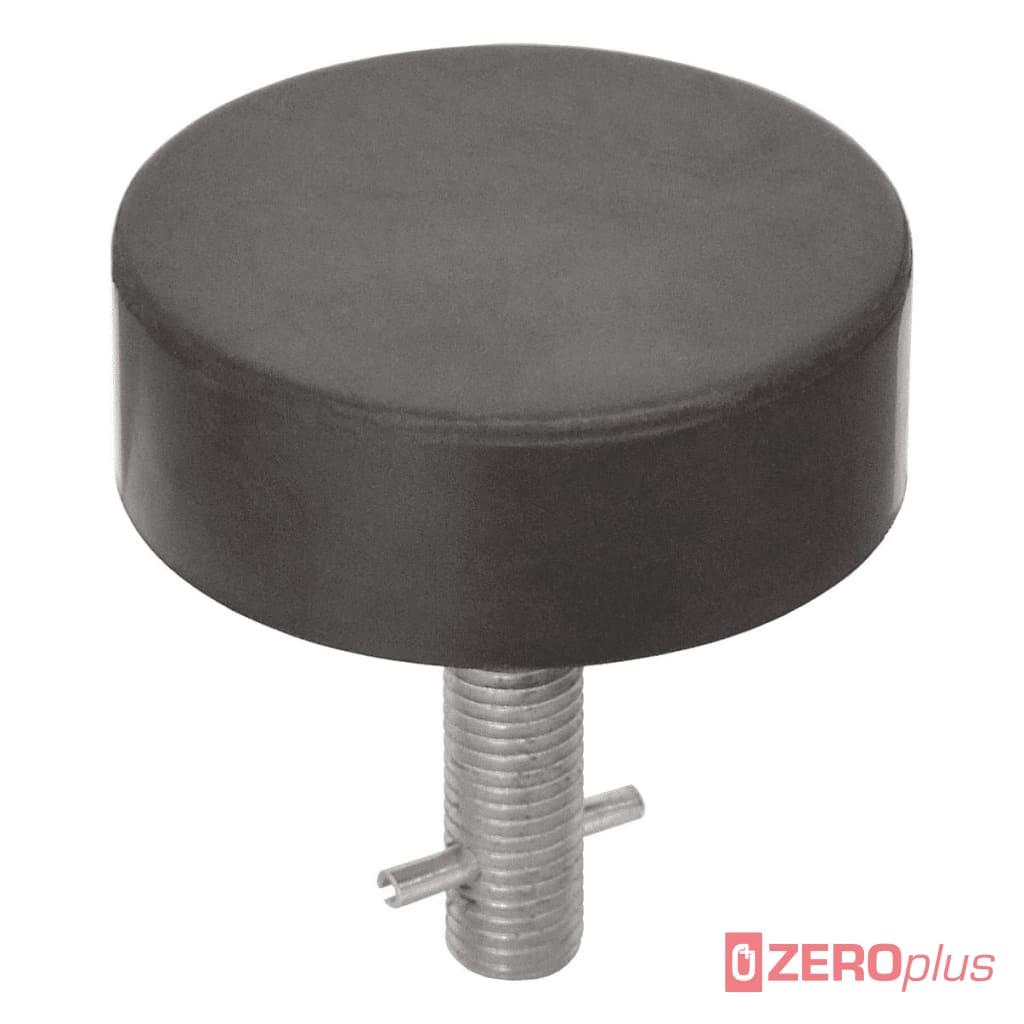 Extra Heavy Duty High Abuse Door Stop - Zh1803 102Mm Diameter X 35Mm High Bumper