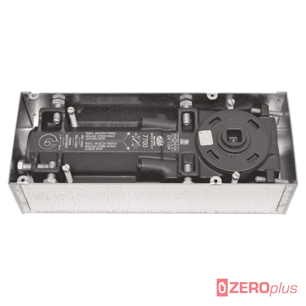Mab 7700 Series Floor Spring Adjustable With Mechanical Backcheck Power Size En 2-4 Hold Open 90°