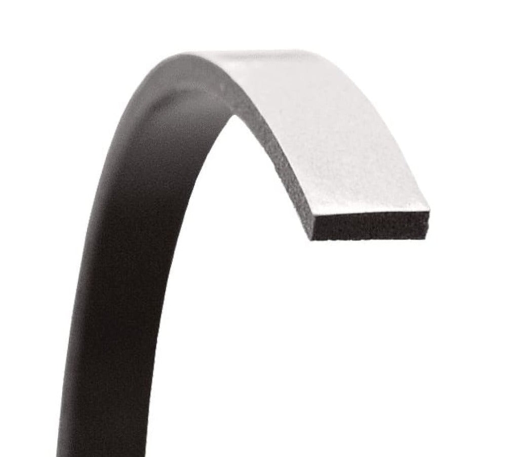 Pvc Foam Glazing Tape Single Sided Self-Adhesive Black 6Mm Thick 10Mm Wide 15M Long