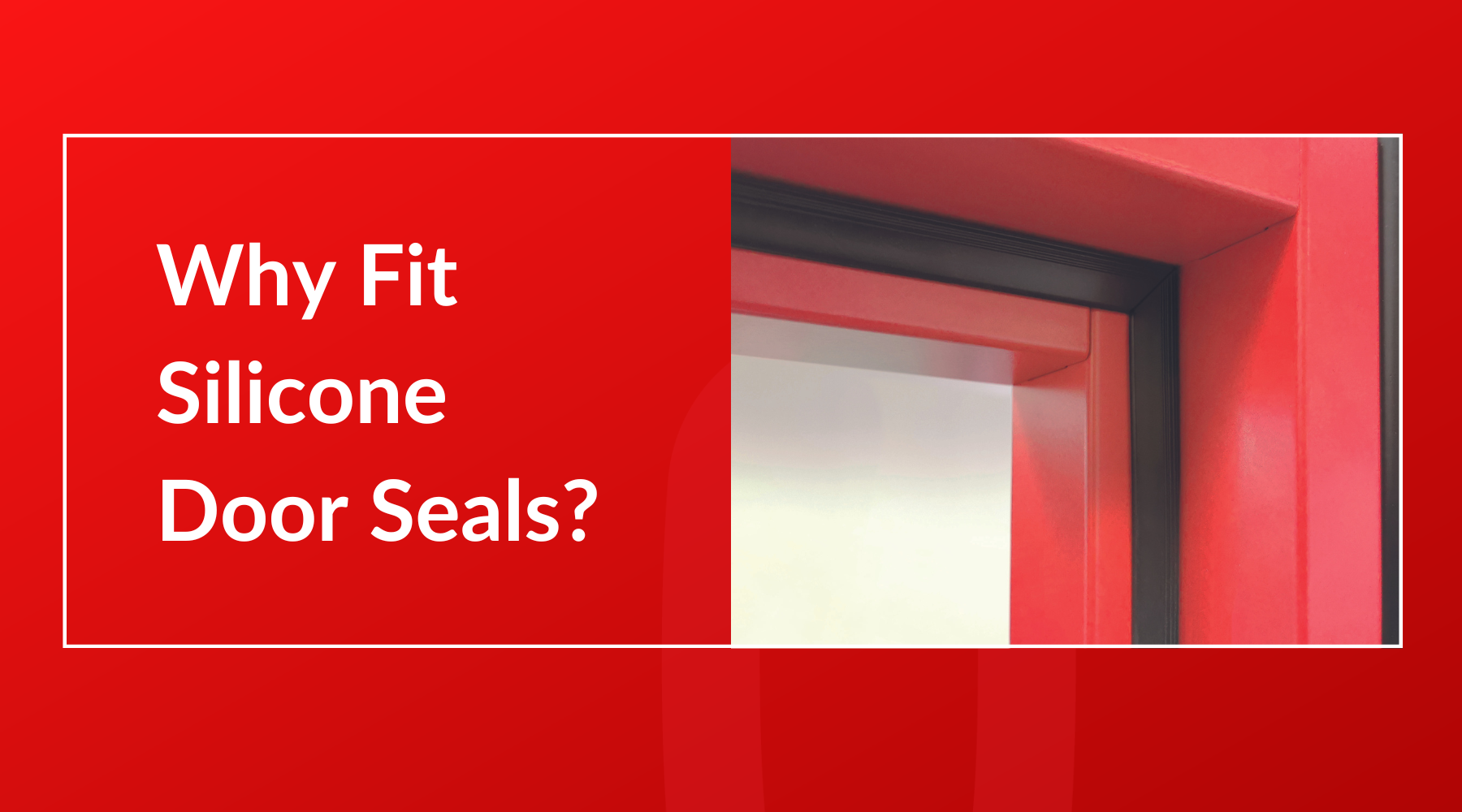 silicone door seals