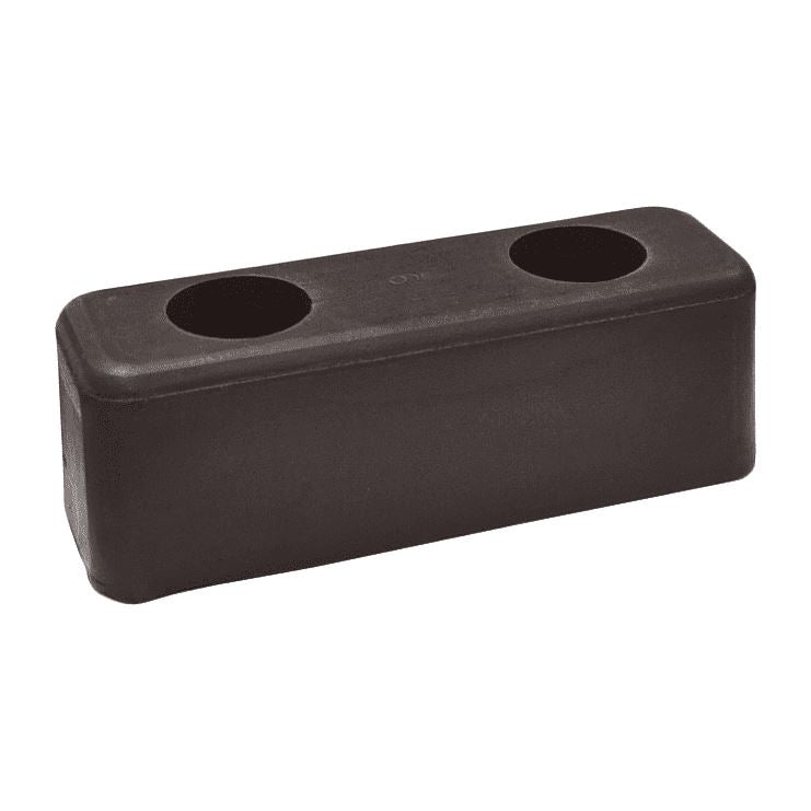 Black heavy duty rubber door buffer