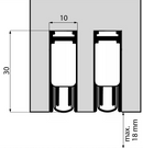 Ellenmatic Slim Soundproof Drop Seal