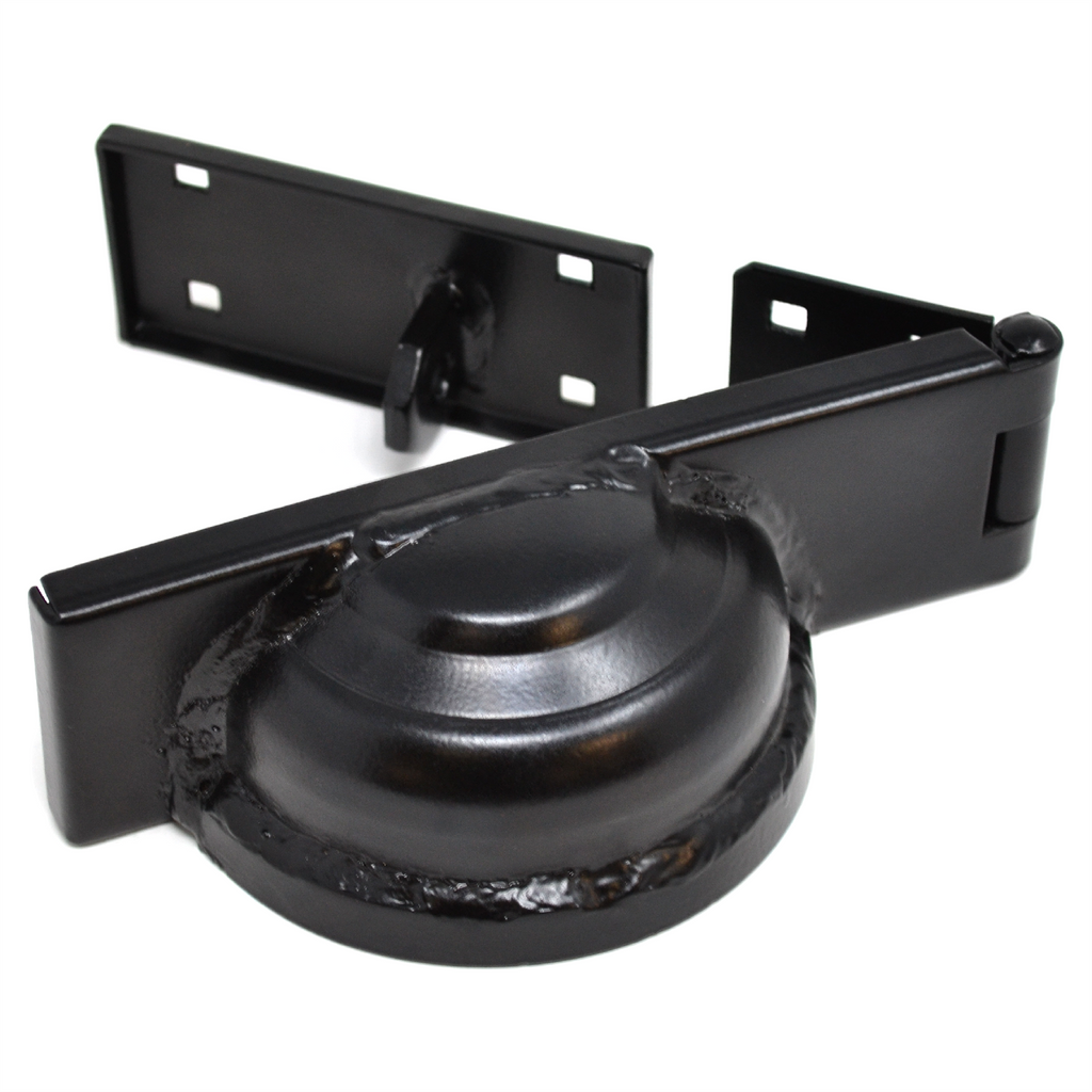 Heavy Duty Padlock Protection Bar, Security Hasp and Staple, Right Han