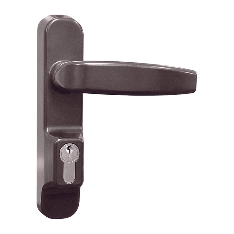 black Universal OAD lever handle for doors