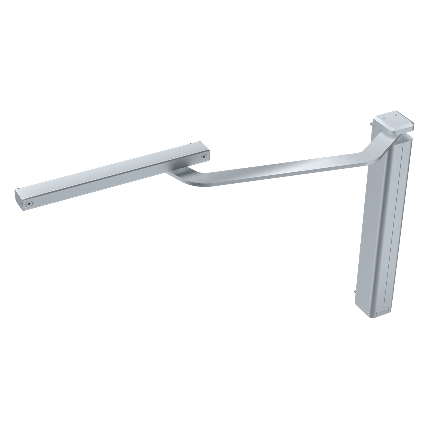 Vertical Gate Closer, Adjustable Power, Silver