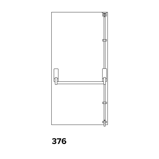 Briton Single Panic Bolt - 376