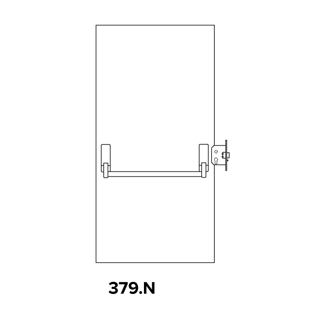 Briton Mortice Panic Night Latch - 379.N