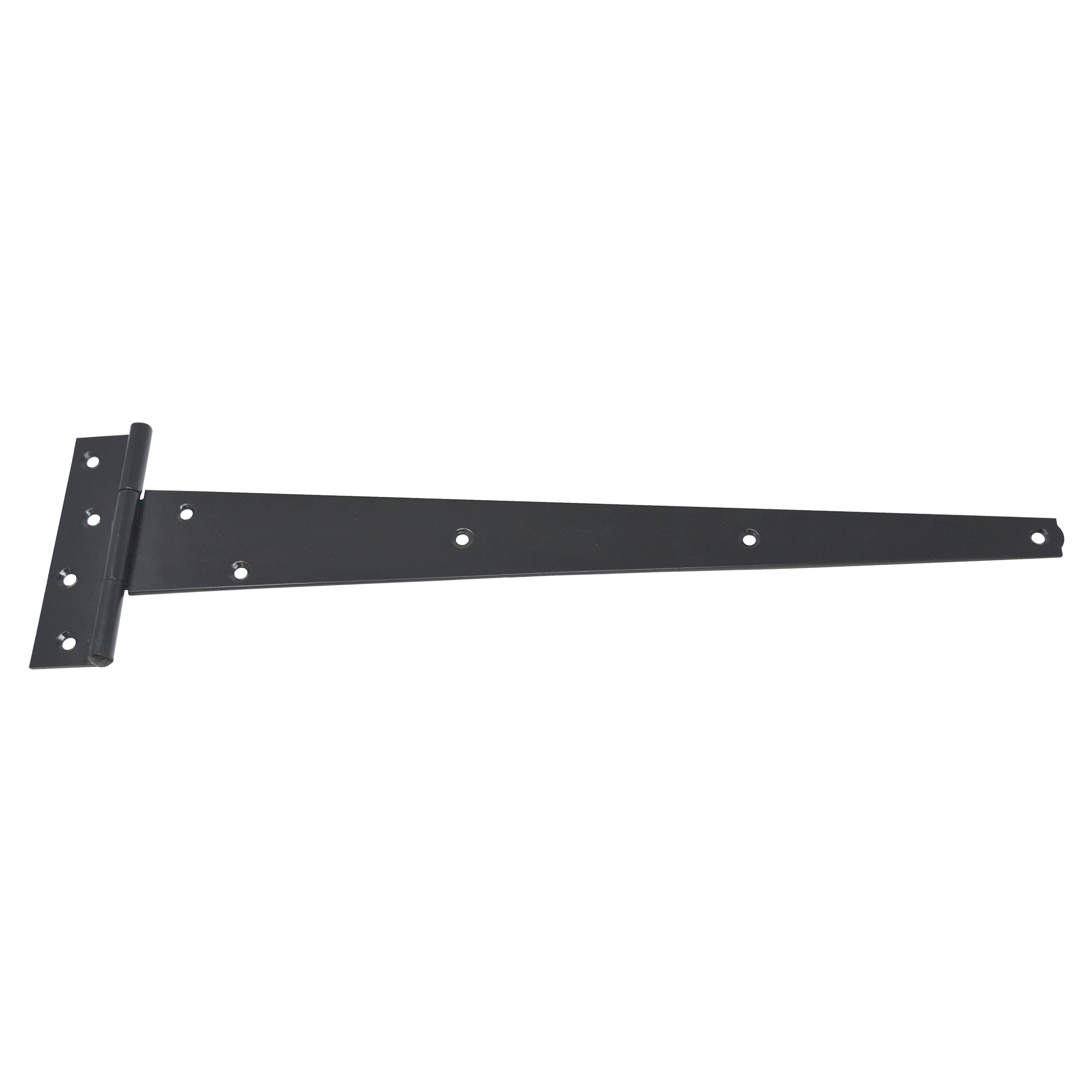 black coated metal door hinge