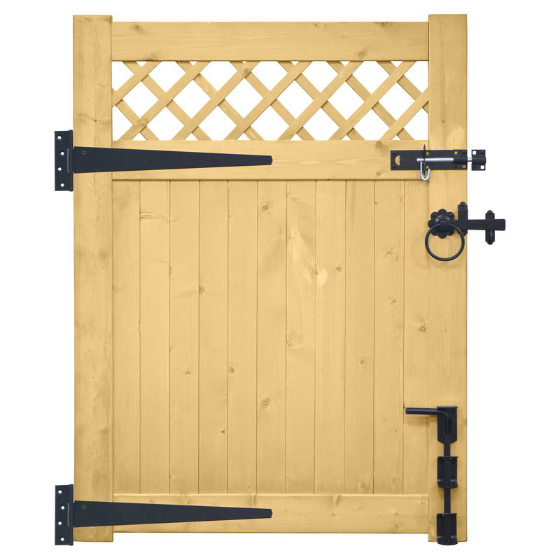 Driveway Gate Pack, Tee hinges, Ring Gate Latch, Padlock Bolt, Door Drop Bolt