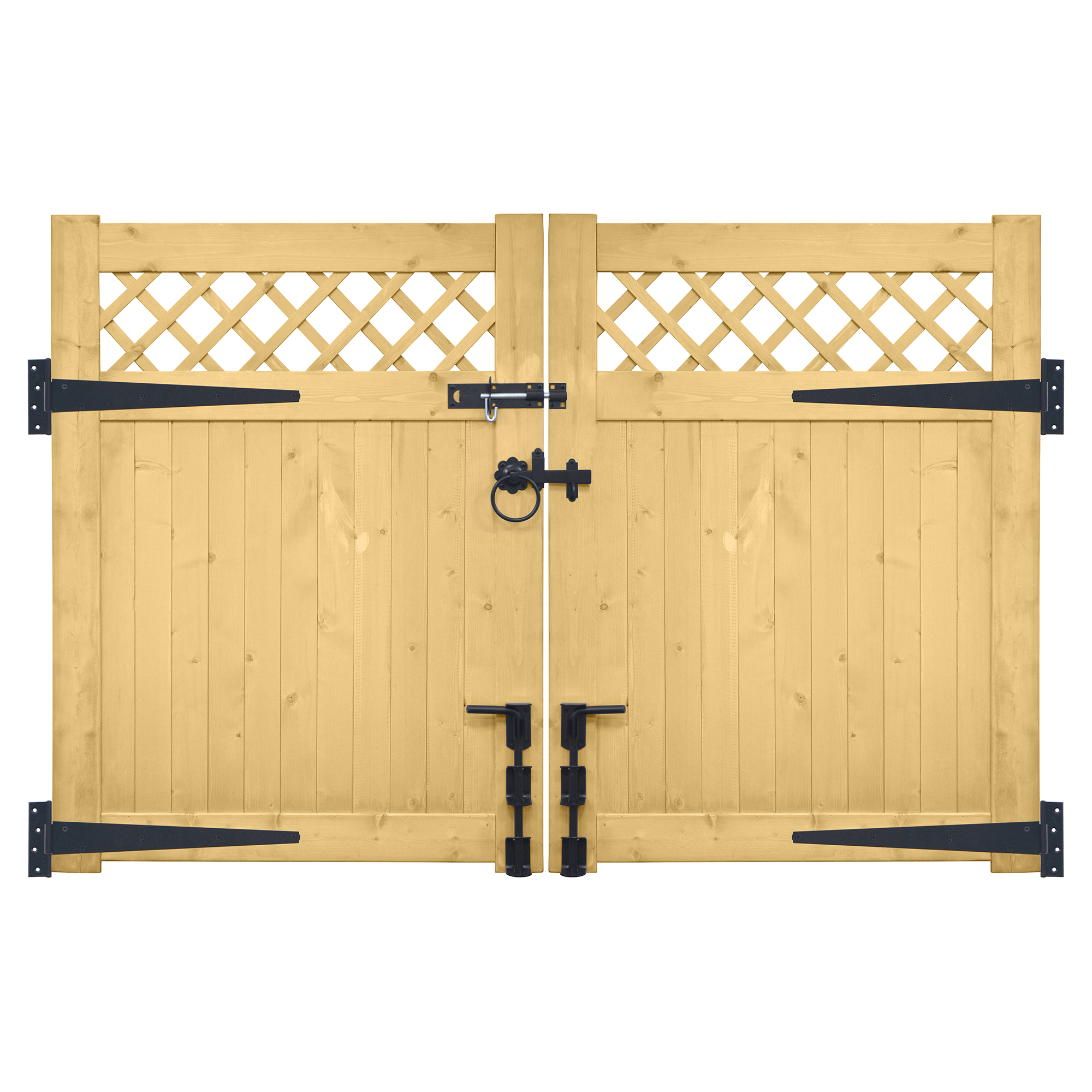 Driveway Gate Pack, Tee hinges, Ring Gate Latch, Padlock Bolt, Door Drop Bolt