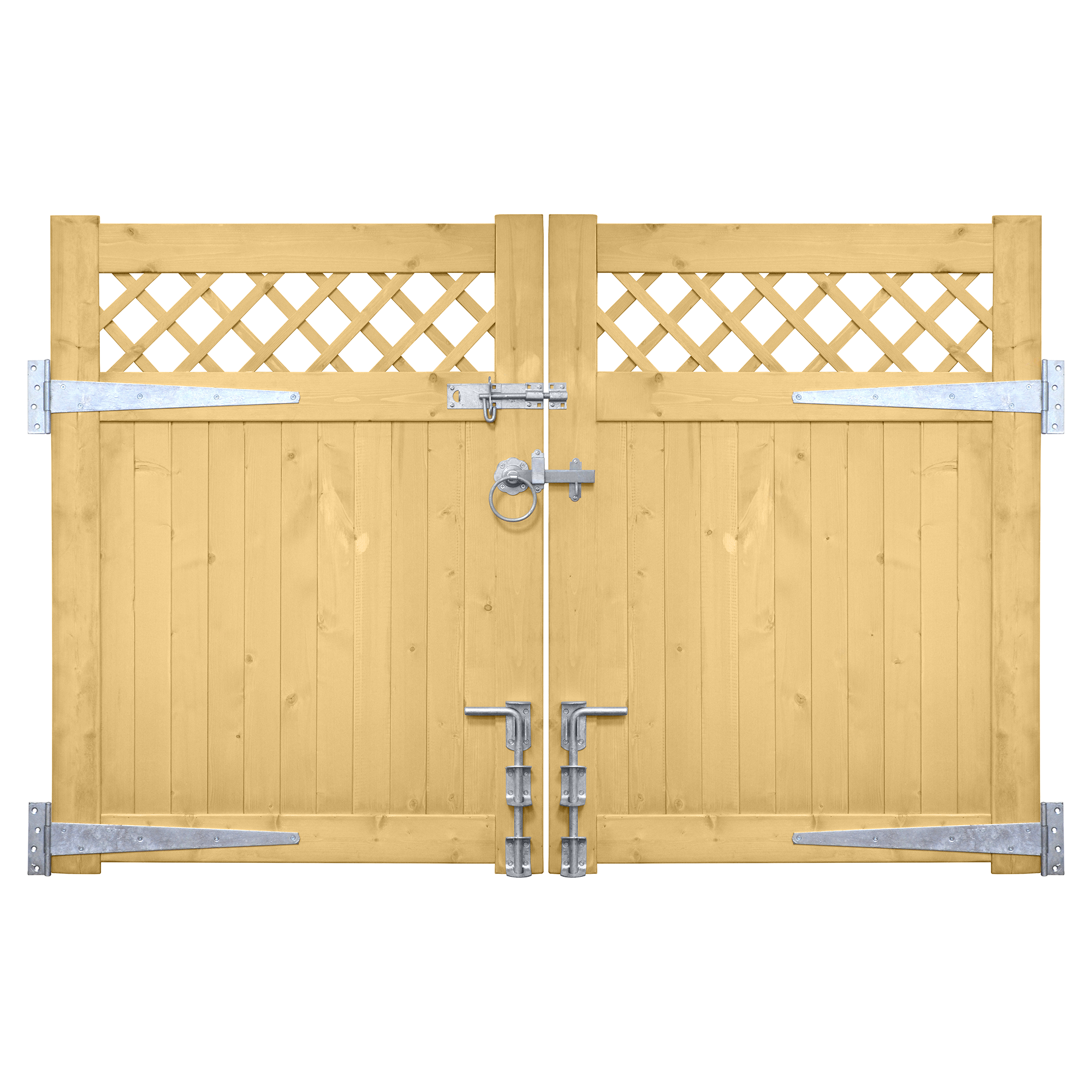 Driveway Gate Pack, Tee hinges, Ring Gate Latch, Padlock Bolt, Door Drop Bolt