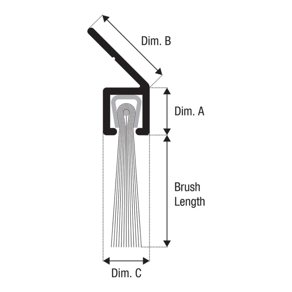 Brush Strip No.1 45° Angle Carrier