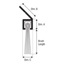 Brush Strip No.6 45° Angle Carrier