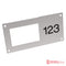 Card Frame Holder Stainless Steel With Engraving Panel