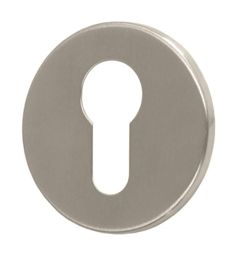 Concealed Fixing Euro Escutcheon 53Mm Diameter Satin Stainless Steel (Singles)