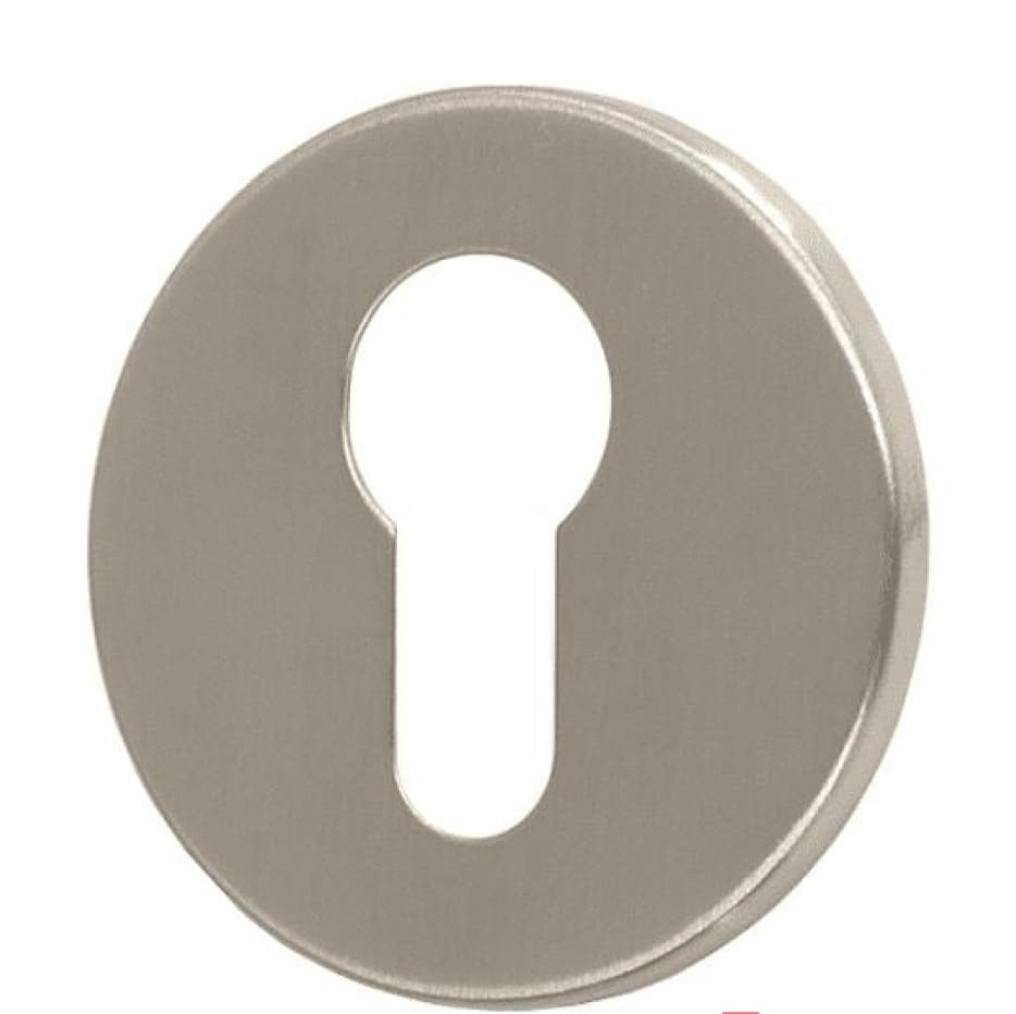 Concealed Fixing Euro Escutcheon 53Mm Diameter Satin Stainless Steel (Singles) 4Mm