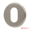 Concealed Fixing Oval Escutcheon 53Mm Diameter Satin Stainless Steel (Singles) 7Mm