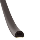 Draught-Excluding Door Seal Kiso D Profile Epdm Cellular Rubber Sealing Strip Black 12X14Mm(Hxw)