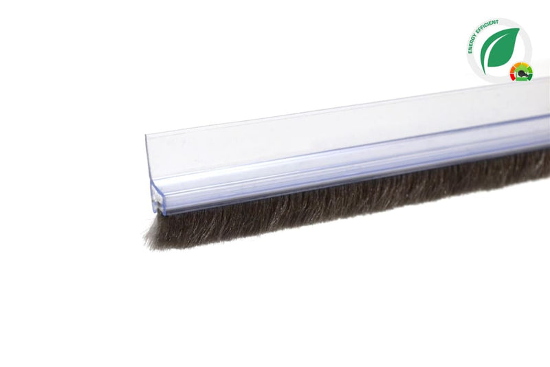 Ellen Deco Comfort Plastic Brush Strip Door Seal, Climate Seal