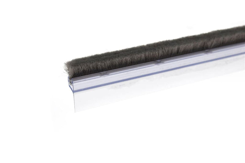 Ellen Deco Comfort Plastic Brush Strip Door Seal, Climate Seal