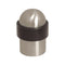 Floor Fixing Doorstop 35Mm Diameter 50Mm Projection Satin Stainless Steel