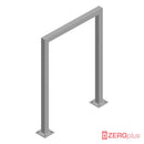 Goal Post Door Restrainer - Z111 Without Buffer Or Beak Holder | Flange / Stainless Steel