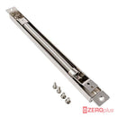 Heavy Duty Concealed Armoured Door Loop Steel Or Timber Doors Chrome Plated Square Ends