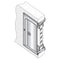 High Security Metal Vision Frame With Locking Cover - Sg-12-Lsc 305X762Mm(12Xin30)