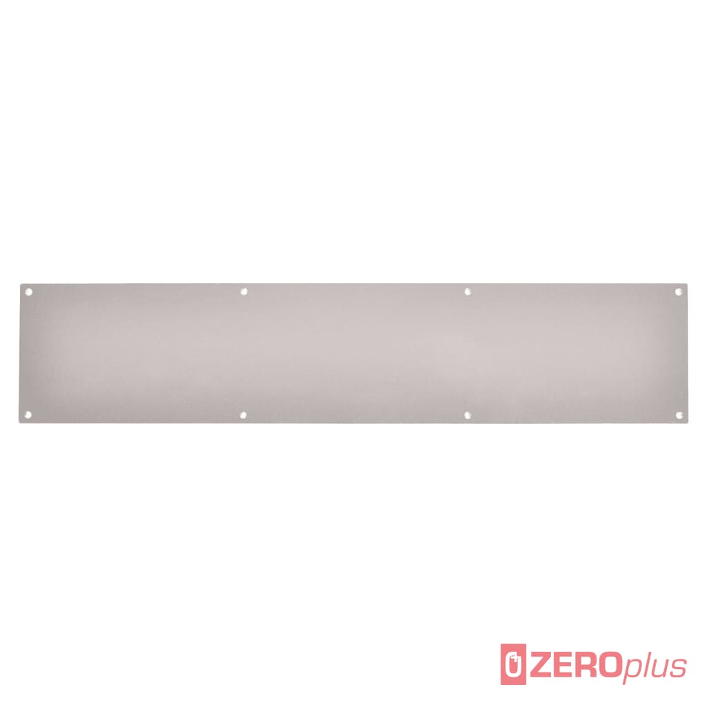 Kick Plate Square Corners Drilled & Countersunk 914X150X1.2Mm / Satin Anodised Aluminium