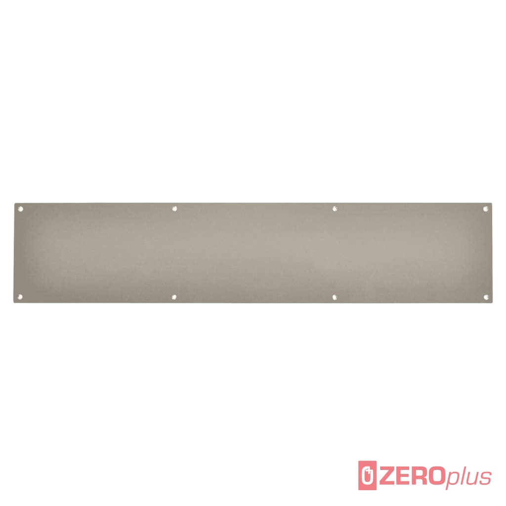 Kick Plate Square Corners Drilled & Countersunk 914X150X1.2Mm / Satin Stainless Steel