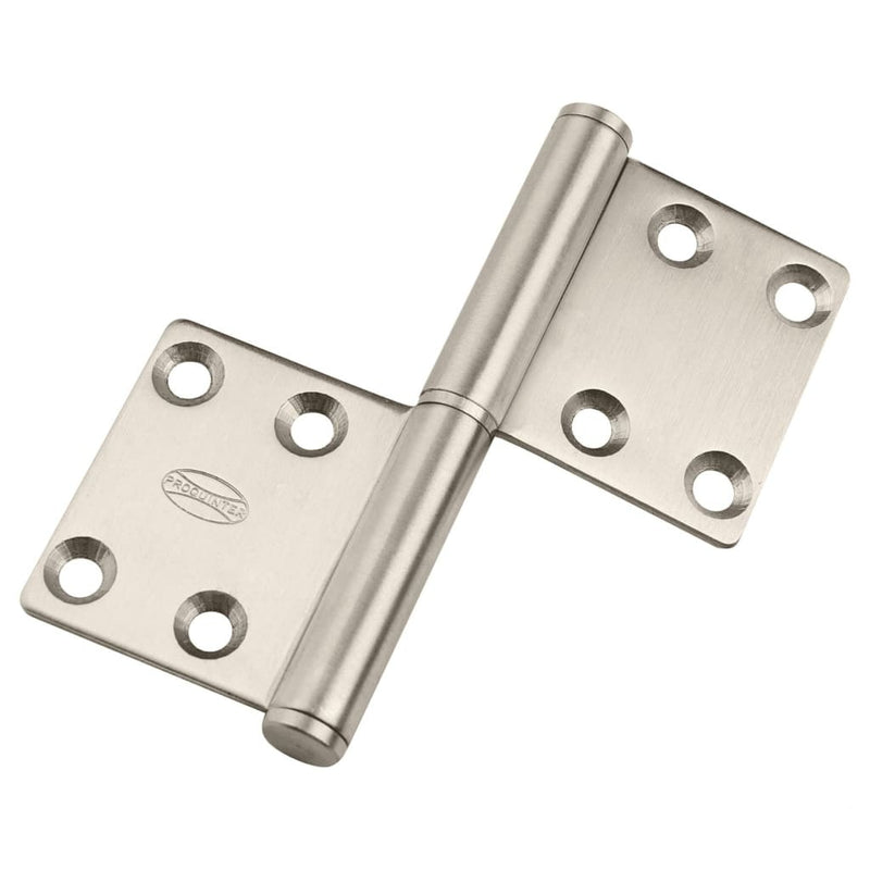 Lift Off Flag Hinge Brushed Stainless Steel 102Mm X 88Mm / Left Hand