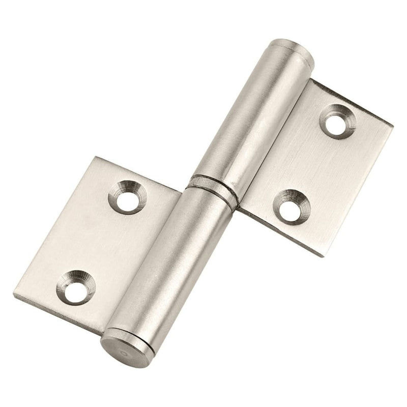 Lift Off Flag Hinge Brushed Stainless Steel 80Mm X 58Mm / Left Hand