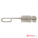 Loop Handle Bolt With Keep Brushed Grade 316 Stainless Steel 300Mm