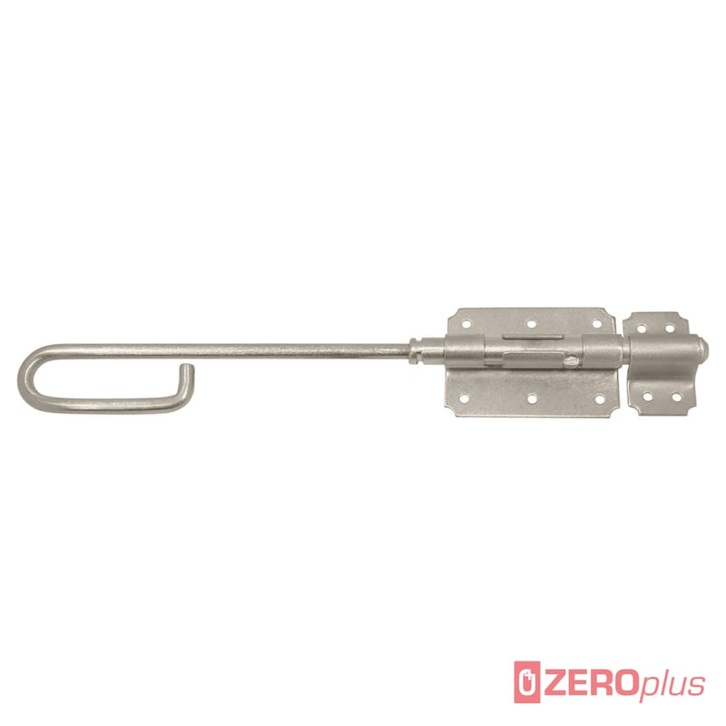 Loop Handle Bolt With Keep Brushed Grade 316 Stainless Steel 350Mm