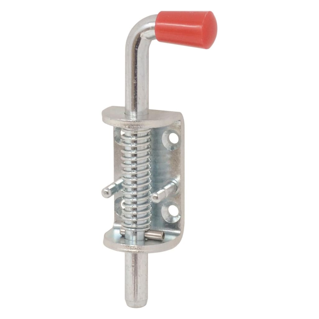 Medium Duty Spring Bolt Zinc Plated Mild Steel Peg Retaining