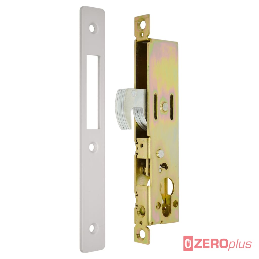 Mortice Hooklock For Aluminium Doors To Suit Euro Cylinders - Z806 25Mm Backset Flat Saa Faceplate