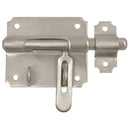 Padlock Bolt With Keep Brushed Grade 316 Stainless Steel 80Mm W X 67Mm H (Staple 22Mm Wide)