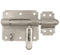 Padlock Bolt With Keep Brushed Grade 316 Stainless Steel 90Mm W X 73Mm H (Staple 35Mm Wide)