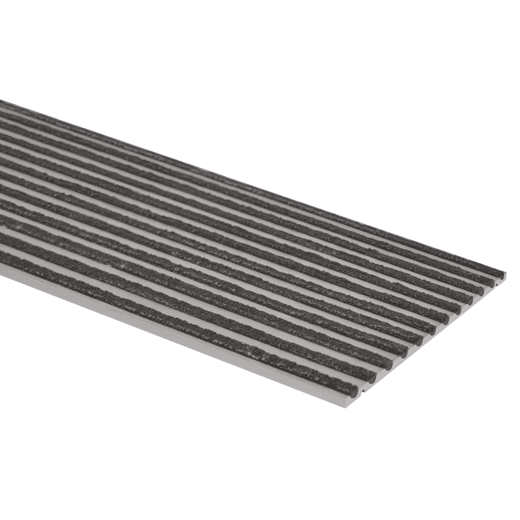 Plain Grooved Aluminium Modular Thresholds With Bonded Epoxy