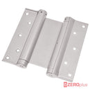 Proquinter Double Action Spring Hinge Pair 55Kg (No.39-175Mm) / Silver Sprayed Mild Steel