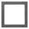 Rectangular Metal Vision Panel - Fgs 254X762Mm(10X30In) / 44-46Mm Doors & 35Mm Glass
