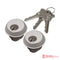 Round Screw-In Cylinder To Suit Locks For Aluminium Doors - Z804 Pair Of Cylinders Pass