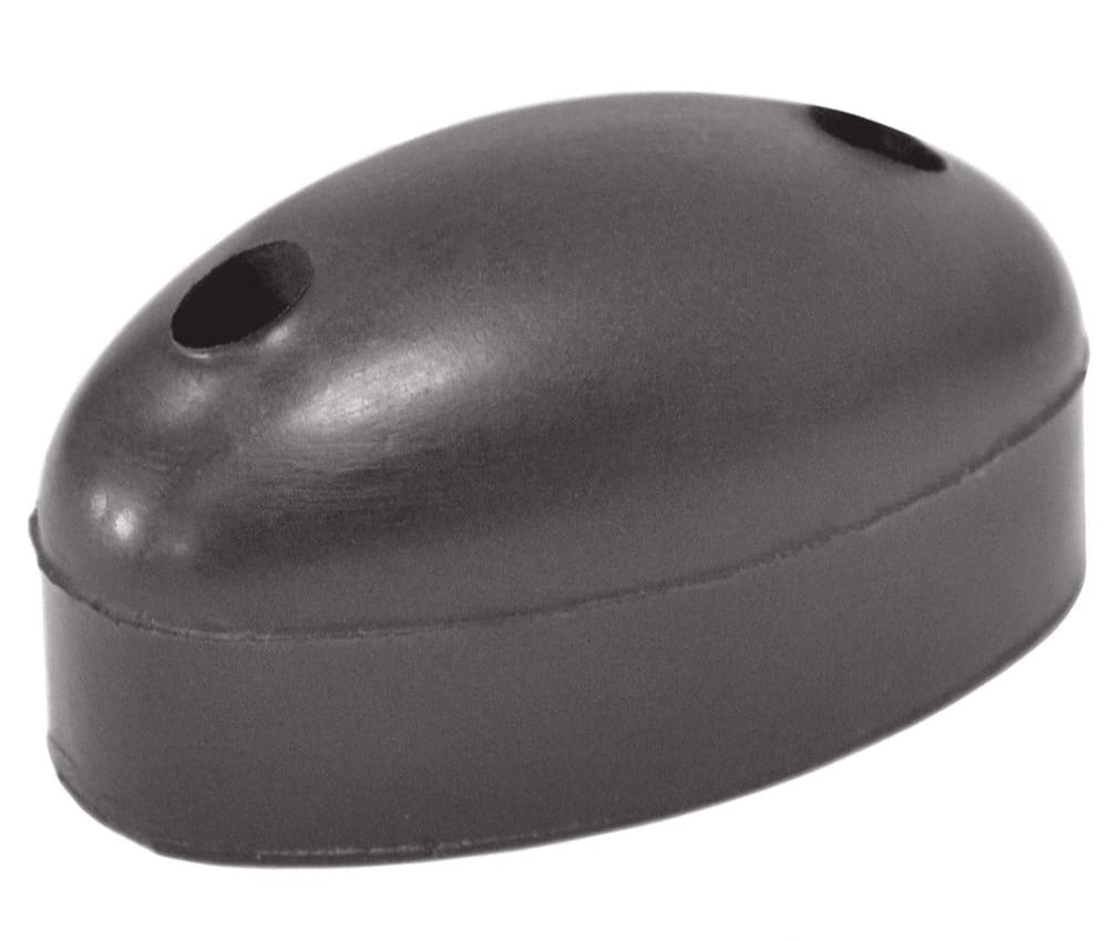 Synthetic Rubber Oval Door Buffer - Z115.9
