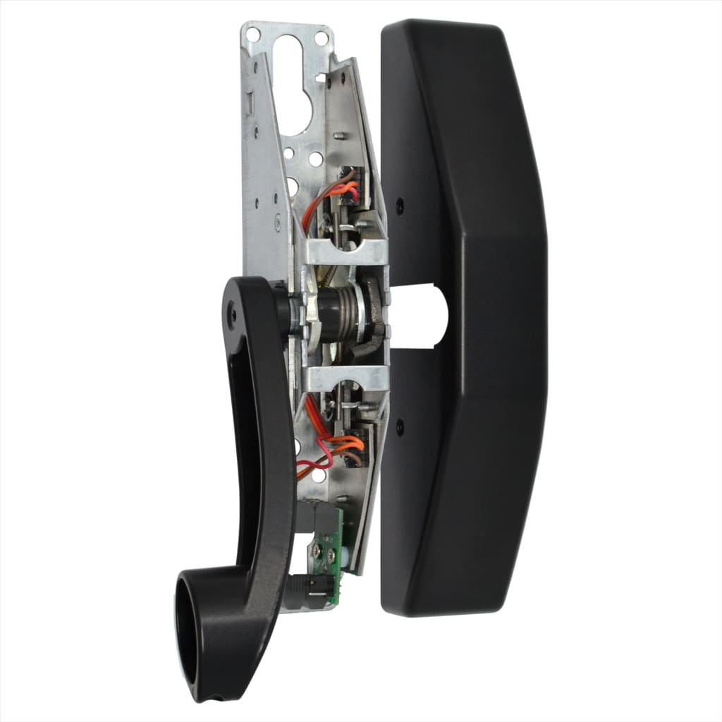 Tesa Universal Auxiliary Support (Hinge Side) Only Fitted With Micro-Switch Black