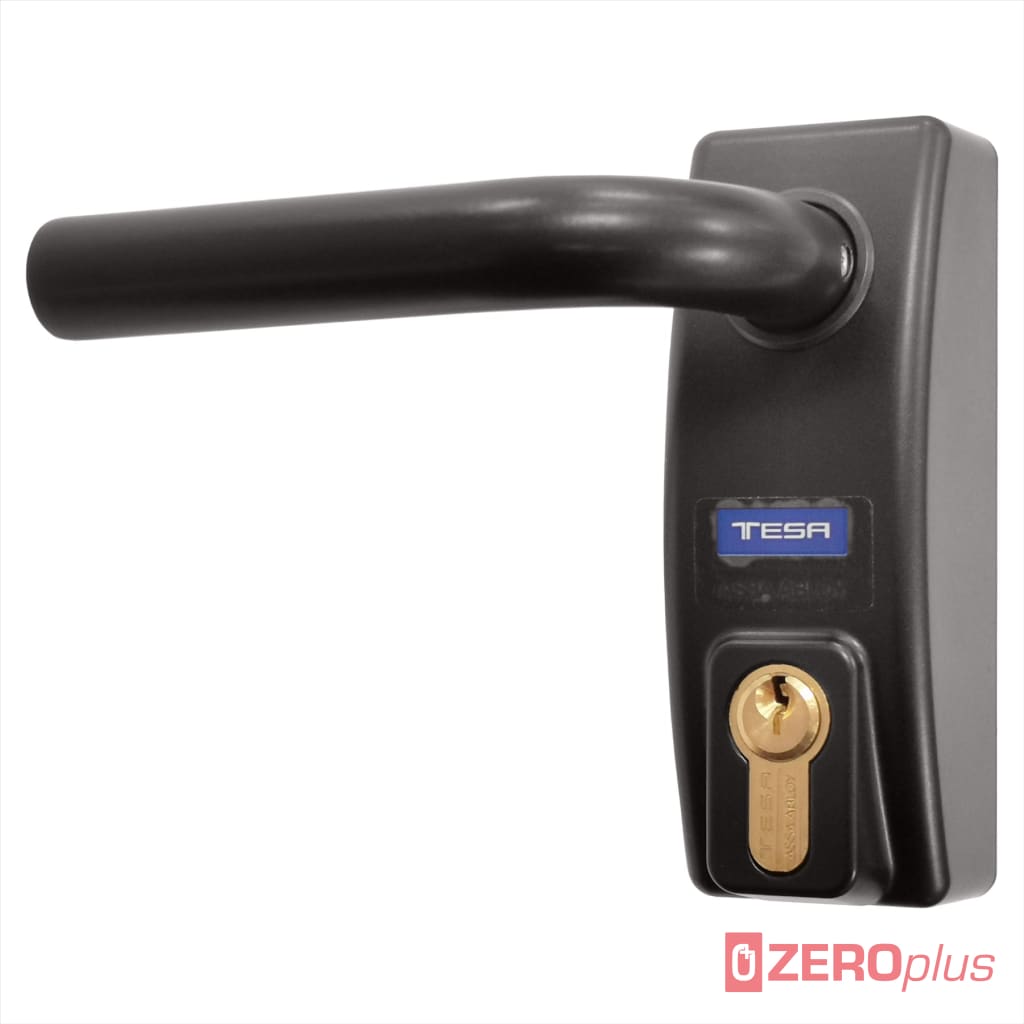 Tesa Universal Outside Access Device Lever Handle / Black